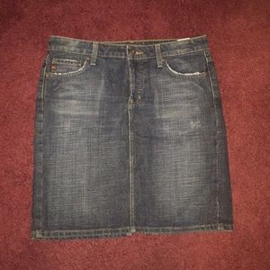 L.E.I Denim Blue Skirt Size 7